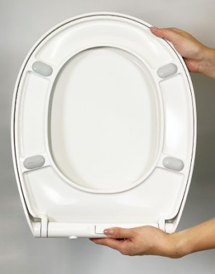 Будкрам купити Сидіння для унітазу з мікроліфтом Genesis, дюропласт Sanpreis Сидіння для унітазу з мікроліфтом Genesis, дюропласт Sanpreis 4