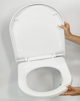 Будкрам купить Крышка для унитаза с микролифтом Inci, термопласт Sanpreis Крышка для унитаза с микролифтом Inci, термопласт Sanpreis 3