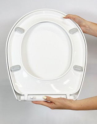 Будкрам купить Крышка для унитаза с микролифтом Ipek, термопласт Sanpreis Крышка для унитаза с микролифтом Ipek, термопласт Sanpreis 4