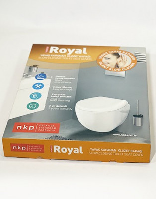 Будкрам купити Кришка для унітазу з мікроліфтом Royal, термопласт Sanpreis Кришка для унітазу з мікроліфтом Royal, термопласт Sanpreis 8