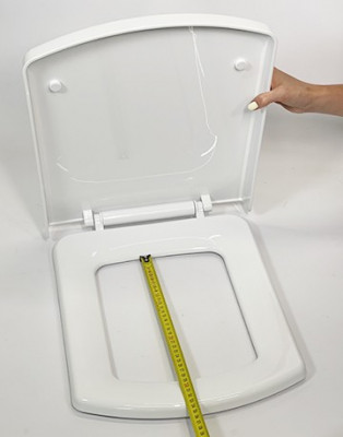 Будкрам купити Кришка для унітазу з мікроліфтом Sedef, термопласт Sanpreis Кришка для унітазу з мікроліфтом Sedef, термопласт Sanpreis 5