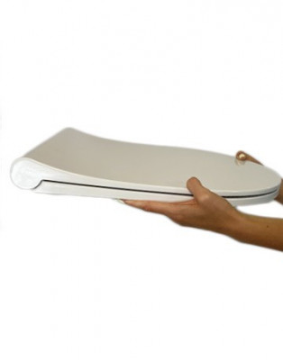 Будкрам купити Сидіння для унітазу з мікроліфтом Slim Elegance, дюропласт Sanpreis Сидіння для унітазу з мікроліфтом Slim Elegance, дюропласт Sanpreis 3