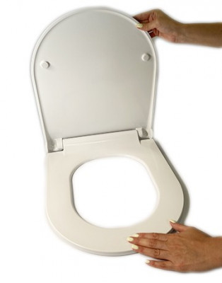 Будкрам купити Сидіння для унітазу з мікроліфтом Slim Elegance, дюропласт Sanpreis Сидіння для унітазу з мікроліфтом Slim Elegance, дюропласт Sanpreis 4