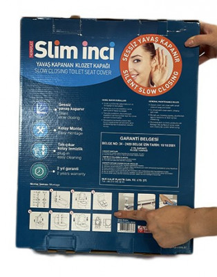 Будкрам купити Кришка для унітазу з мікроліфтом Slim, термопласт Sanpreis Кришка для унітазу з мікроліфтом Slim, термопласт Sanpreis 7