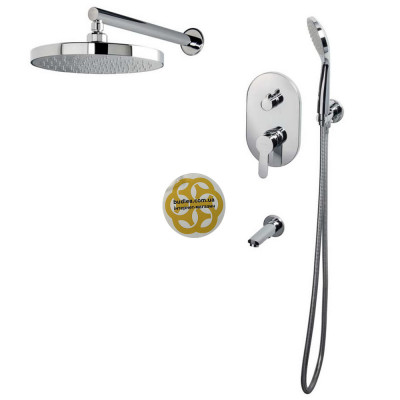 Будкрам купить Душевая система скрытого монтажа  с верхним душем Amos Sanpreis