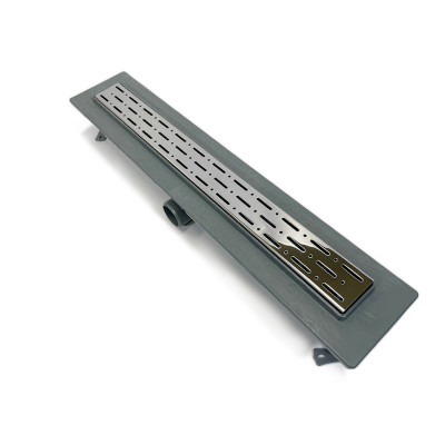 Будкрам купити Душовий трап STANDART LINE 60 см, горизонтальний, з гідрозатвором, грати дощ, без мембрани Sanpreis