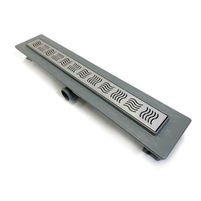 Будкрам купити Душовий трап STANDART LINE 60 см, горизонтальний, з гідрозатвором, грати хвиля, без мембран Sanpreis Душовий трап STANDART LINE 60 см, горизонтальний, з гідрозатвором, грати хвиля, без мембран Sanpreis 4