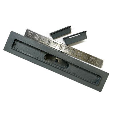 Будкрам купити Душовий трап STANDART LINE 60 см, горизонтальний, з гідрозатвором, грати хвиля, без мембран Sanpreis Душовий трап STANDART LINE 60 см, горизонтальний, з гідрозатвором, грати хвиля, без мембран Sanpreis 2