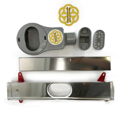 Будкрам купить Трап для душа GALA TILE INSERT 40 см, горизонтальный, решётка под плитку, поворотный сифон, комбинированный затвор Sanpreis Трап для душа GALA TILE INSERT 40 см, горизонтальный, решётка под плитку, поворотный сифон, комбинированный затвор Sanpreis 2