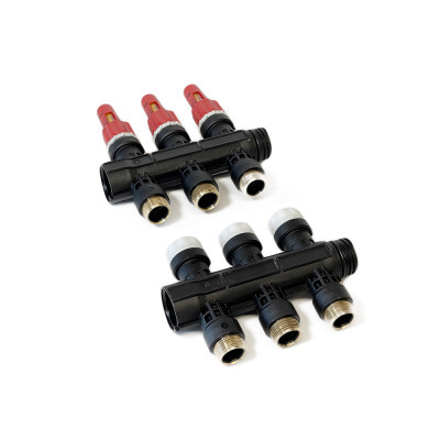 Будкрам купити Модульний колектор PPSU 3 контуру для систем опалення та охолодження Uponor