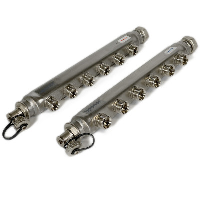 Будкрам купити Колектор радіаторний Uni-X H 1"SN 3XG3/4 Euro, 6 контурів Uponor