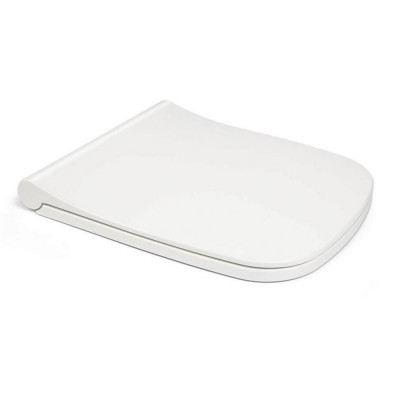 Будкрам купити Кришка для унітазу з мікроліфтом Lento, дюропласт Sanpreis Кришка для унітазу з мікроліфтом Lento, дюропласт Sanpreis 2