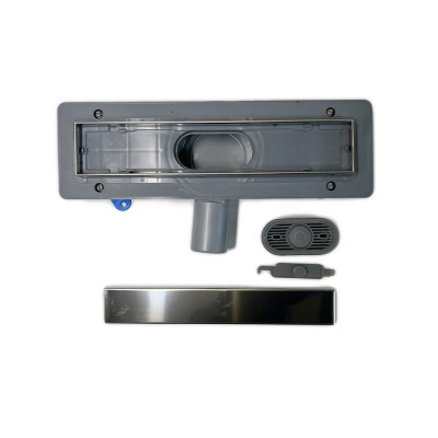 Будкрам купить Душевой трап PRIME LINE 33 см,  горизонтальный, решетка под плитку, без мембраны Sanpreis Душевой трап PRIME LINE 33 см,  горизонтальный, решетка под плитку, без мембраны Sanpreis 6