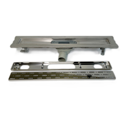 Будкрам купити Душовий канал ELITE LEGAL 60 см, горизонтальний, поворотний сифон, нержавіюча сталь, грати дощ Sanpreis Душовий канал ELITE LEGAL 60 см, горизонтальний, поворотний сифон, нержавіюча сталь, грати дощ Sanpreis 4