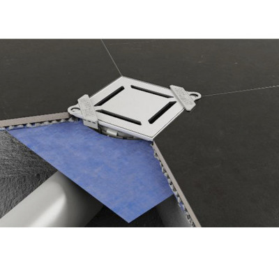 Будкрам купити Трап для душу серії PYS Floor Drain 10х10 см, вертикальний, малюнок решітки Evimetal Трап для душу серії PYS Floor Drain 10х10 см, вертикальний, малюнок решітки Evimetal 2