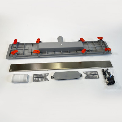 Будкрам купити Душовий канал CH 650 KN1, 65 см з фланцем, горизонтальний вихід, грати під плитку Sanpreis Душовий канал CH 650 KN1, 65 см з фланцем, горизонтальний вихід, грати під плитку Sanpreis 5