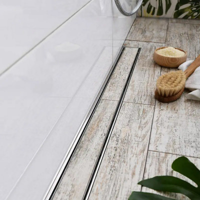 Будкрам купити Душовий канал CH 750 KN1 75 см з фланцем, горизонтальний вихід, грати під плитку Sanpreis Душовий канал CH 750 KN1 75 см з фланцем, горизонтальний вихід, грати під плитку Sanpreis 10