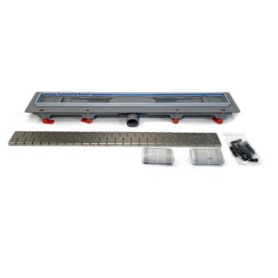 Будкрам купити Душовий канал CH 650 MN1 65 см з фланцем, горизонтальний вихід, грати з нержавіючої сталі Sanpreis Душовий канал CH 650 MN1 65 см з фланцем, горизонтальний вихід, грати з нержавіючої сталі Sanpreis 8