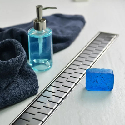 Будкрам купити Душовий канал CH 650 MN1 65 см з фланцем, горизонтальний вихід, грати з нержавіючої сталі Sanpreis Душовий канал CH 650 MN1 65 см з фланцем, горизонтальний вихід, грати з нержавіючої сталі Sanpreis 10