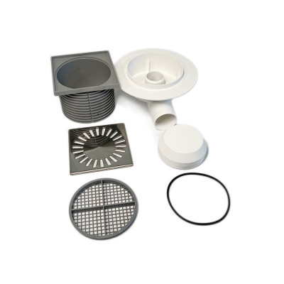 Будкрам купити Двокорпусний душовий трап NEPTUN 425 XL 12.2х12.2 см, горизонтальний вихід DN50, сухий затвор, з ґратами із нержавіючої сталі Sanpreis Двокорпусний душовий трап NEPTUN 425 XL 12.2х12.2 см, горизонтальний вихід DN50, сухий затвор, з ґратами із нержавіючої сталі Sanpreis 4