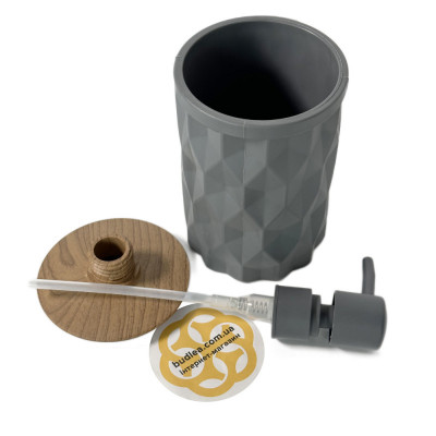 Будкрам купить Набор аксессуаров для ванной комнаты DIAMOND 5в1, антрацит OKYANUS Набор аксессуаров для ванной комнаты DIAMOND 5в1, антрацит OKYANUS 4