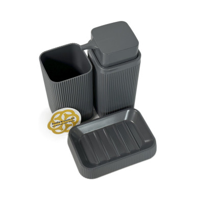 Будкрам купити Набір аксесуарів для ванної кімнати STELLA 5, антрацит OKYANUS Набір аксесуарів для ванної кімнати STELLA 5, антрацит OKYANUS 4