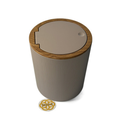 Будкрам купить Набор аксессуаров для ванной комнаты ROUND 5в1, коричневый OKYANUS Набор аксессуаров для ванной комнаты ROUND 5в1, коричневый OKYANUS 5