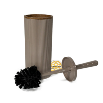 Будкрам купить Набор аксессуаров для ванной комнаты ROUND 5в1, коричневый OKYANUS Набор аксессуаров для ванной комнаты ROUND 5в1, коричневый OKYANUS 3