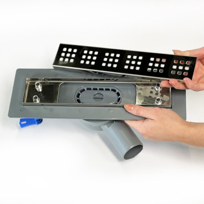 Будкрам купити Душовий трап PERA LEGAL 33 см, горизонтальний, з фланцем, поворотний сифон, грати квадрат Sanpreis Душовий трап PERA LEGAL 33 см, горизонтальний, з фланцем, поворотний сифон, грати квадрат Sanpreis 2