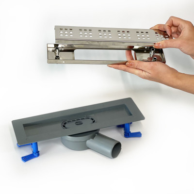 Будкрам купити Душовий трап PERA LEGAL 33 см, горизонтальний, з фланцем, поворотний сифон, грати квадрат Sanpreis Душовий трап PERA LEGAL 33 см, горизонтальний, з фланцем, поворотний сифон, грати квадрат Sanpreis 3