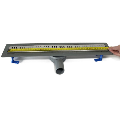 Будкрам купить Душевой  трап PERA LEGAL 60 см, горизонтальный, с фланцем, поворотный сифон, решётка квадрат Sanpreis Душевой  трап PERA LEGAL 60 см, горизонтальный, с фланцем, поворотный сифон, решётка квадрат Sanpreis 7