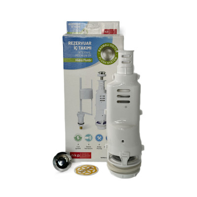 Будкрам купить Арматура для сливного бачка Hidro Float кнопка и нижний клапан