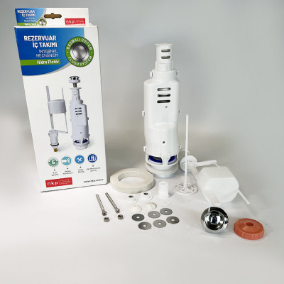 Будкрам купити Арматура для зливного бачка Hidro Float кнопка та нижній клапан Арматура для зливного бачка Hidro Float кнопка та нижній клапан 4