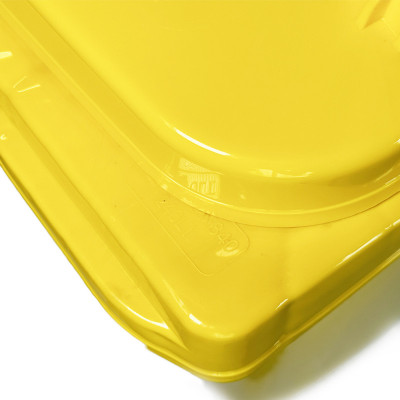 Будкрам купить Мусорный бак на колесах 240 л, усиленный пластик, желтый Afacan Plastik Мусорный бак на колесах 240 л, усиленный пластик, желтый Afacan Plastik 2