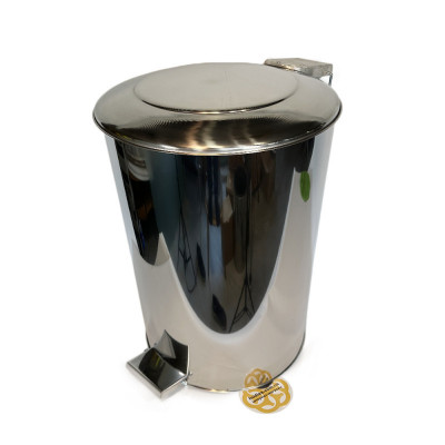 Будкрам купить Мусорный бак металлический 70Л, хром Efor