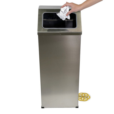 Будкрам купить Бак для мусора 80Л, нержавеющая сталь, хром Sanpreis Бак для мусора 80Л, нержавеющая сталь, хром Sanpreis 3