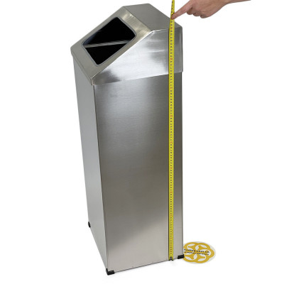 Будкрам купить Бак для мусора 80Л, нержавеющая сталь, хром Sanpreis Бак для мусора 80Л, нержавеющая сталь, хром Sanpreis 2