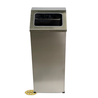 Будкрам купить Бак для мусора 80Л, нержавеющая сталь, хром Sanpreis