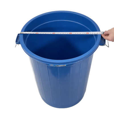 Будкрам купить Мусорный бак с крышкой на зажимах, объем 70 Л, пластик, синий Afacan Plastik Мусорный бак с крышкой на зажимах, объем 70 Л, пластик, синий Afacan Plastik 4