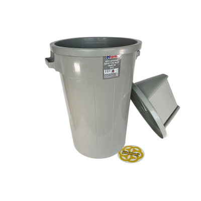 Будкрам купити Сміттєвий бак 90Л типу буфет, пластик, сірий Afacan Plastik Сміттєвий бак 90Л типу буфет, пластик, сірий Afacan Plastik 3
