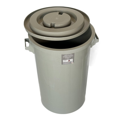 Будкрам купить Мусорный контейнер промышленного типа, объем 90 Л, серый, Afacan Plastik Мусорный контейнер промышленного типа, объем 90 Л, серый, Afacan Plastik 2