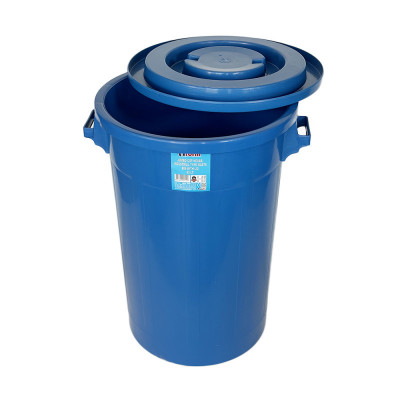 Будкрам купить Мусорный контейнер пластиковый с крышкой 90 Л, синий Afacan Plastik Мусорный контейнер пластиковый с крышкой 90 Л, синий Afacan Plastik 3