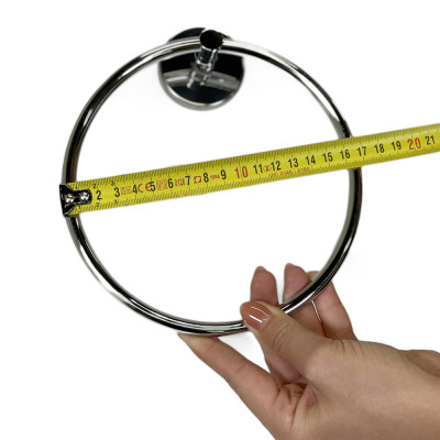 Будкрам купить Держатель для полотенец «кольцо», нержавеющая сталь, D17 см Sanpreis Держатель для полотенец «кольцо», нержавеющая сталь, D17 см Sanpreis 2