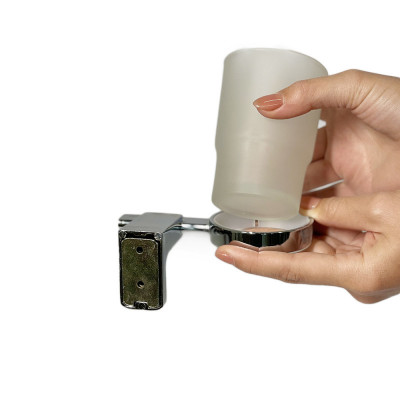 Будкрам купить Держатель для зубных щеток серии F1, настенный, стекло Sanpreis Держатель для зубных щеток серии F1, настенный, стекло Sanpreis 3