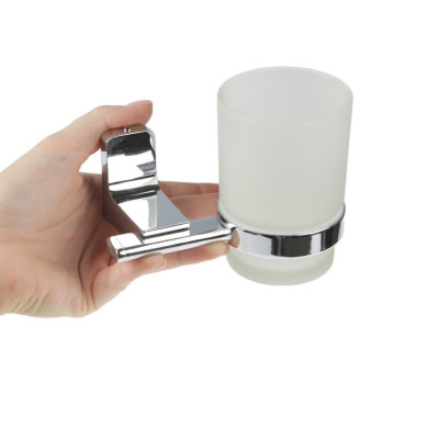 Будкрам купить Держатель для зубных щеток серии F1, настенный, стекло Sanpreis Держатель для зубных щеток серии F1, настенный, стекло Sanpreis 4