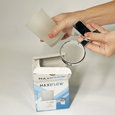 Будкрам купить Держатель для зубных щеток серии F1, настенный, стекло Sanpreis Держатель для зубных щеток серии F1, настенный, стекло Sanpreis 2