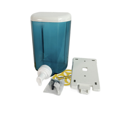 Будкрам купити Дозатор для мила піни 1400 мл, настінний, синій прозорий Afacan Plastik Дозатор для мила піни 1400 мл, настінний, синій прозорий Afacan Plastik 3