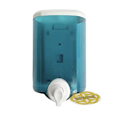 Будкрам купити Дозатор для мила піни 1400 мл, настінний, синій прозорий Afacan Plastik