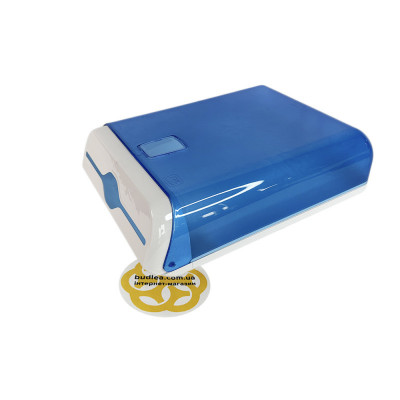 Будкрам купити Настінний диспенсер для серветок Z-складання 400 шт, пластик, прозорий блакитний Afacan Plastik Настінний диспенсер для серветок Z-складання 400 шт, пластик, прозорий блакитний Afacan Plastik 2