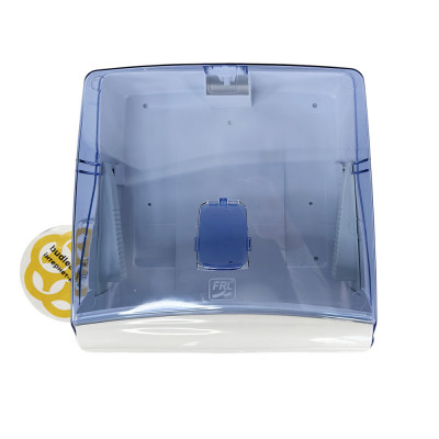 Будкрам купить Настенный диспенсер для салфеток Z-C-V сложения, пластик, прозрачный голубой Afacan Plastik